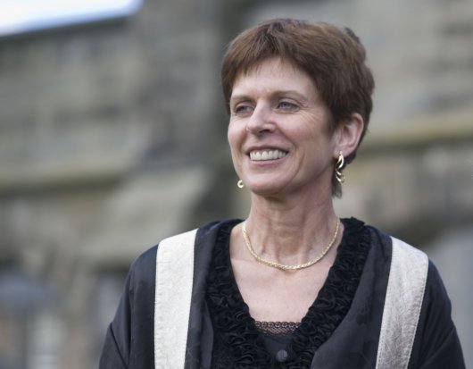 Dr Louise Richardson following her installation as Principal and Vice-Chancellor of the University of St Andrews (photo: Alan Richardson, Pix-AR)